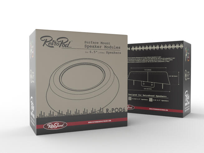 RetroPod Speaker Pods